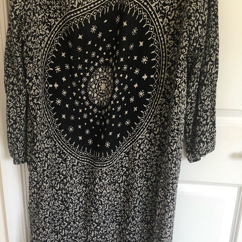 Linen mango kimono